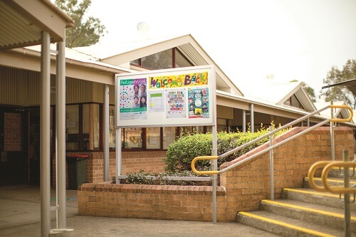 School gets message across with new displays