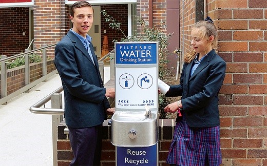 Top school boosts water resources