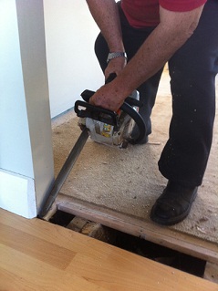 Duane Robinson: Renovating with a chainsaw