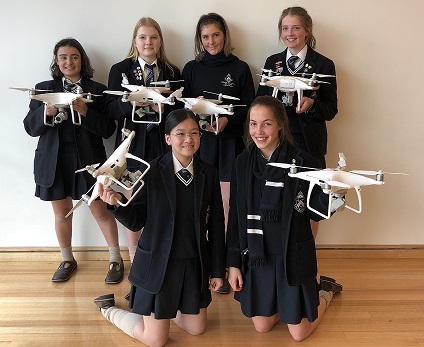 Girls become accredited drone pilots