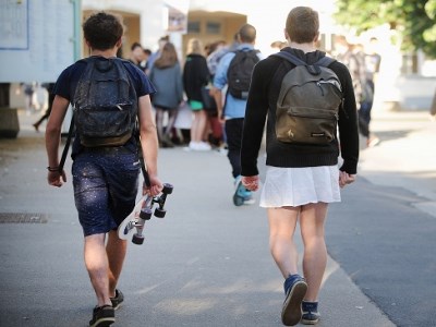Top private school lets boys wear skirts