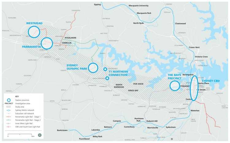 The new high-speed rail link will boost demand in areas like Sydney Olympic Park.