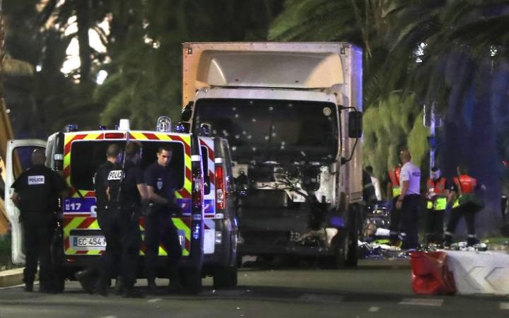 Truck rams crowd killing 60 in Bastille Day attack in Nice